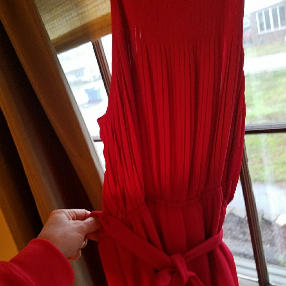 Red sundress